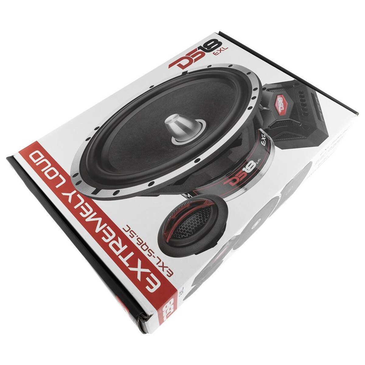 DS18 EXLSQ6.5C 61/2" 2Way Component Speaker System Pair 4 Ohm